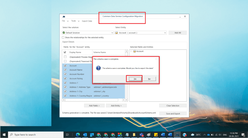Prepare Dynamics D365 CRM Data File using Data Migration Utility